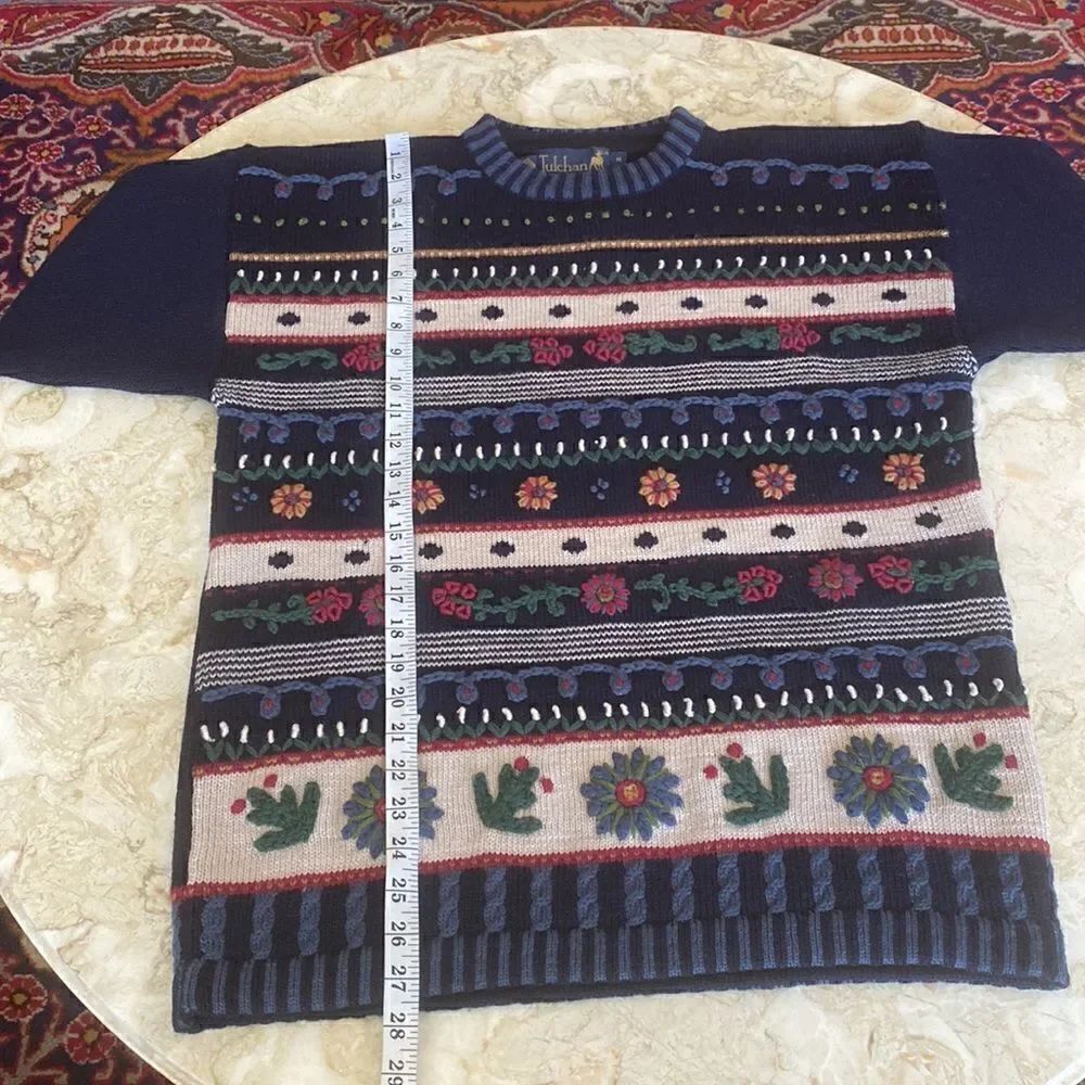 Vintage Tulchan 100% Wool Sweater - Picture 13 of 15